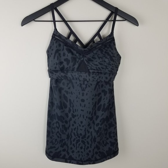 lululemon athletica Tops - LULULEMON Just Breathe Tank | Black/Gray | 4